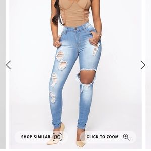 Fashion nova high waist jeans